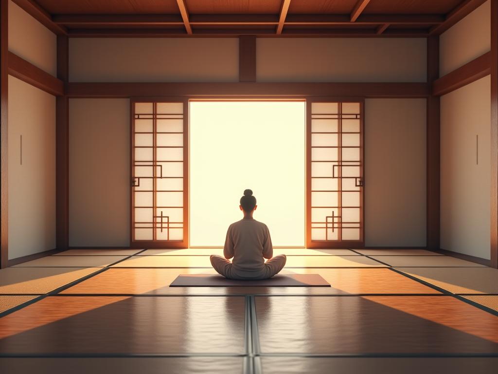 Meditation im Dojo