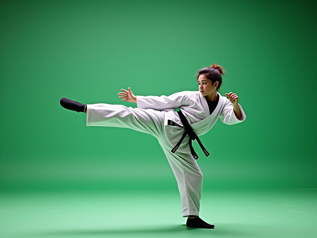Taekwondo hoher Tritt